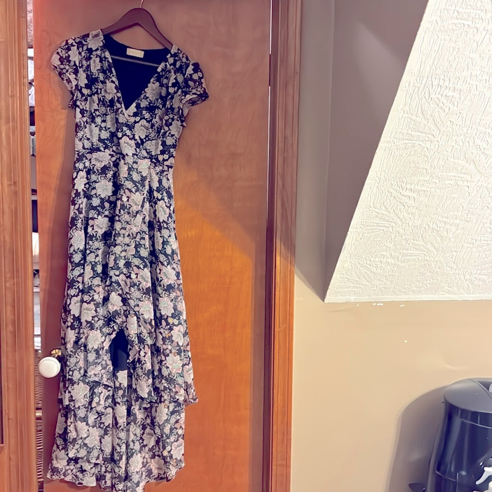 Beautiful like new alterd state purple floral dress.